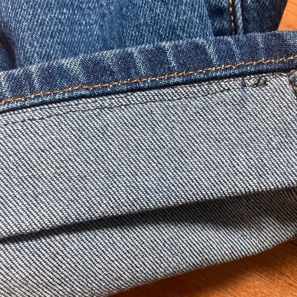 Levis 501 Jeans 27x27 Labeled 30 Classic Fit Button Fly Dark Wash Denim - Picture 10 of 10